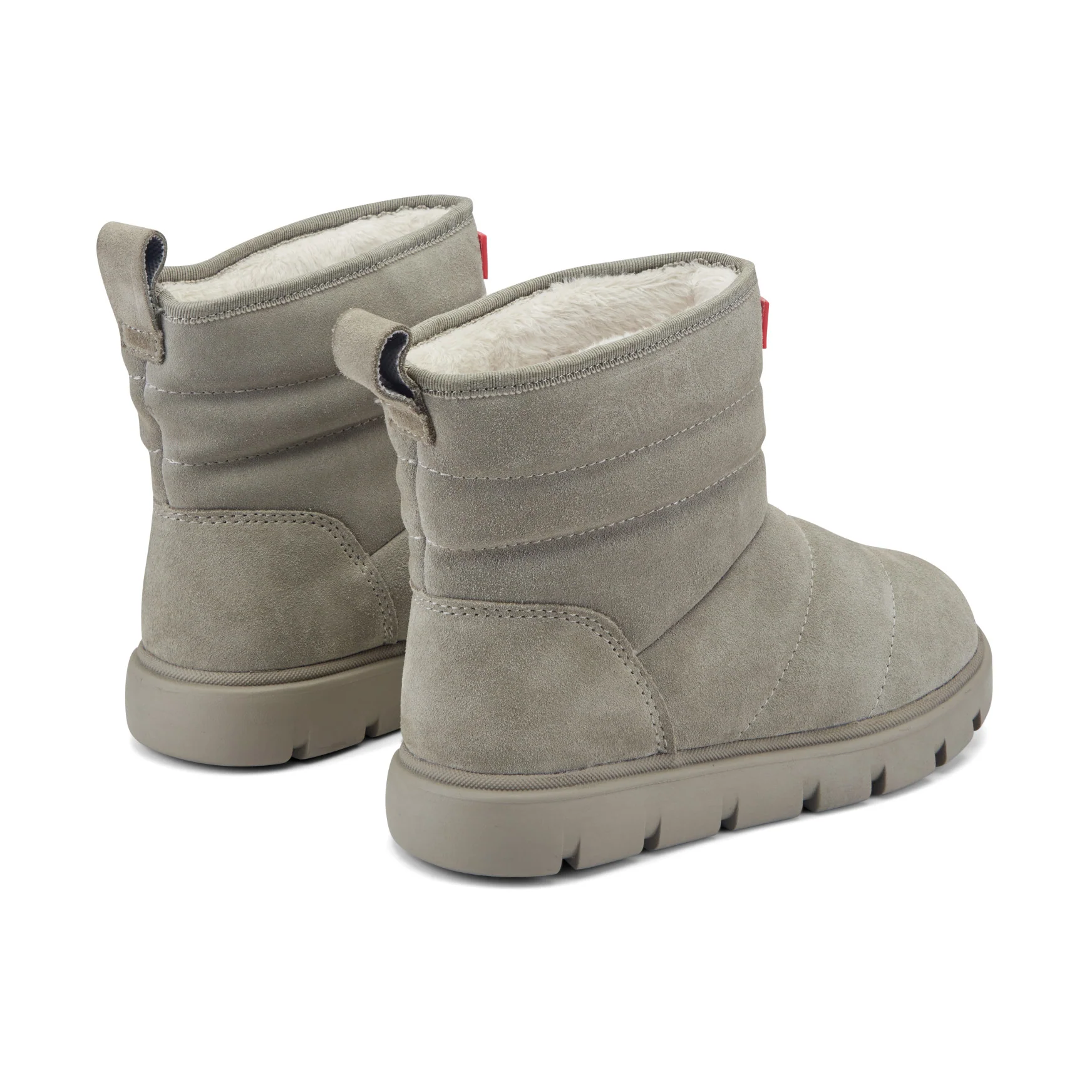 Big Kids Cuddle Lug Sole Insulated Waterproof Snow Booties - Image 3