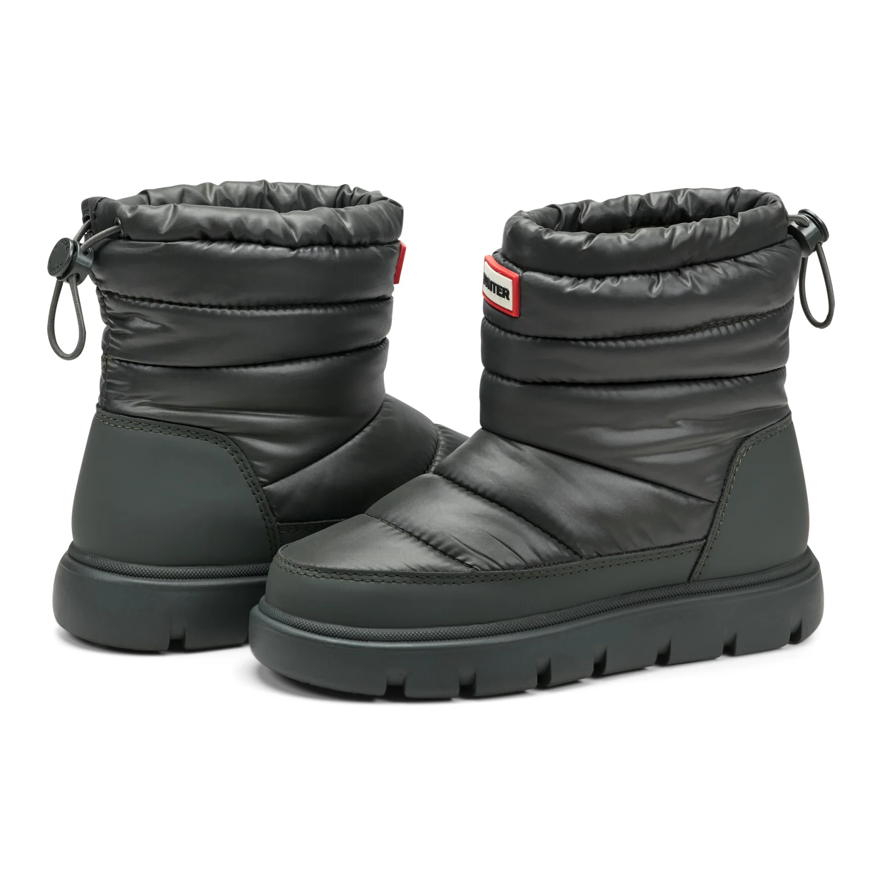 Big Kids Cuddle Lug Sole Insulated Waterproof Snow Booties - Image 7