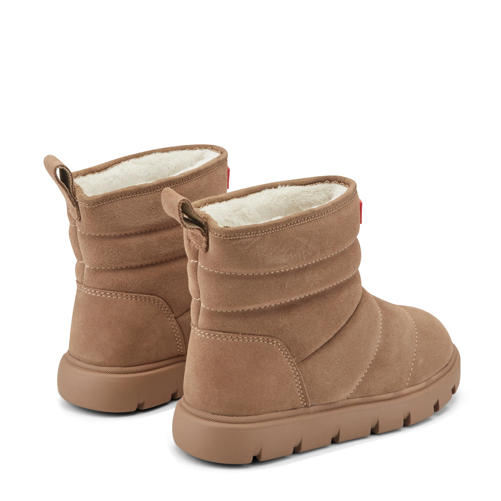 Big Kids Cuddle Lug Sole Insulated Waterproof Snow Booties - Image 3