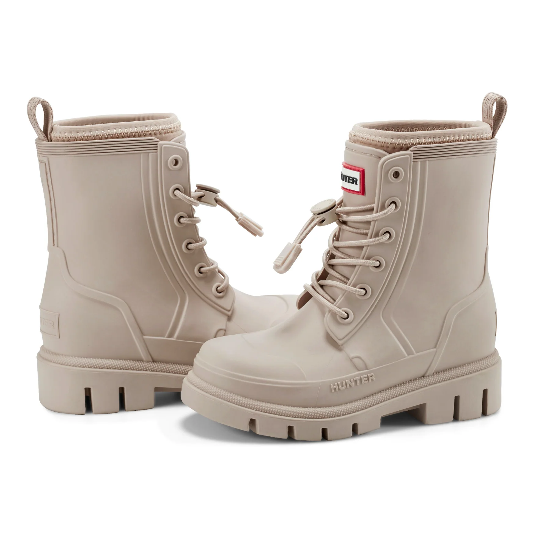 Little Kids Stamp Lace-Up Waterproof Ankle Boots - Image 8