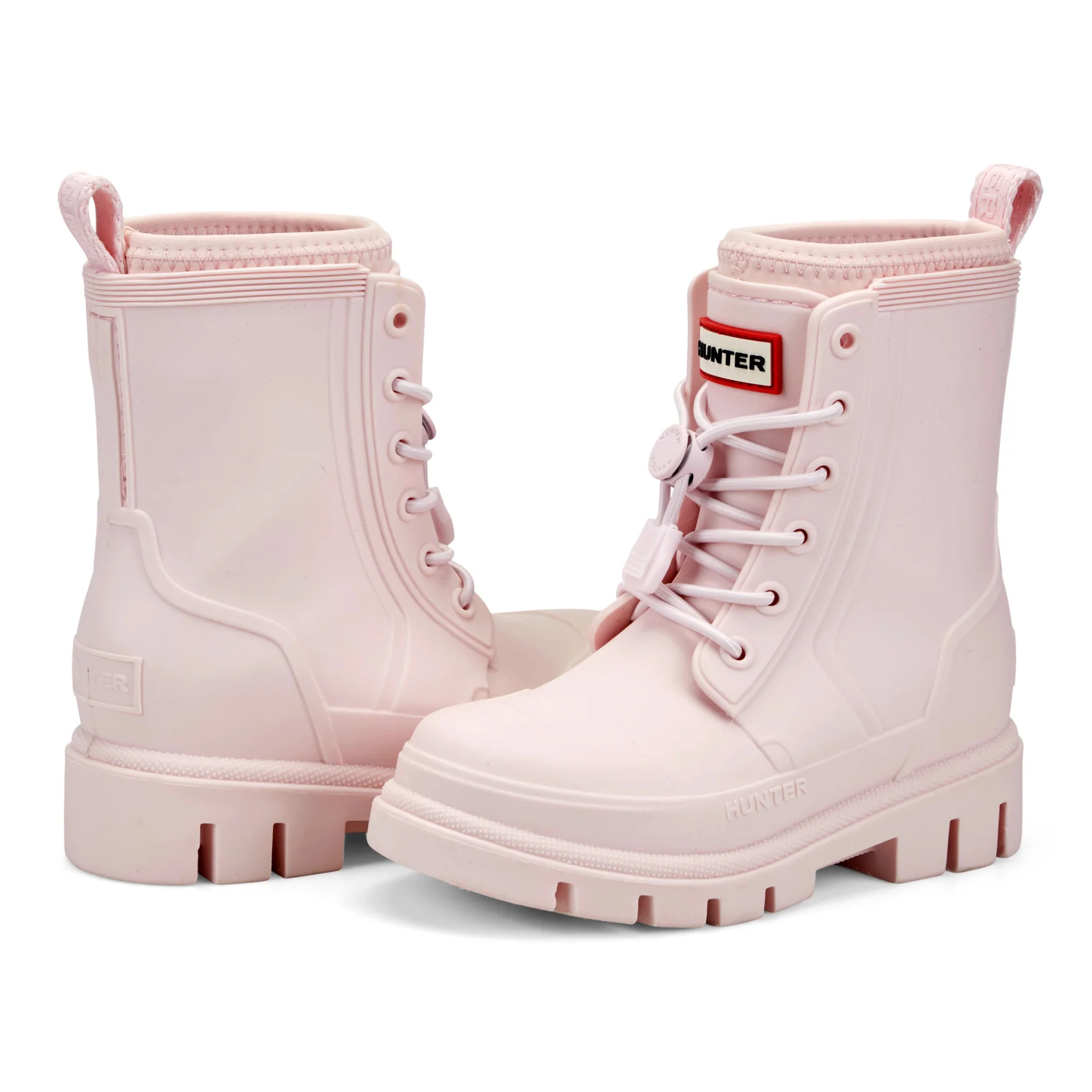 Little Kids Stamp Lace-Up Waterproof Ankle Boots - Image 8