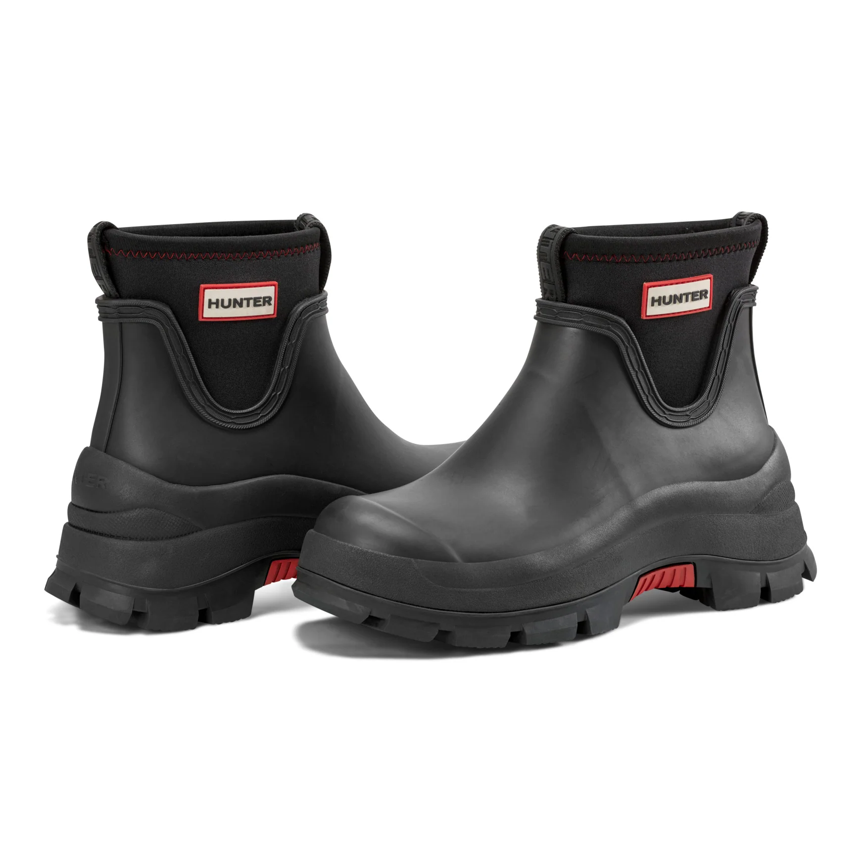 Women's Eloise Lug Sole Waterproof Neoprene Rain Booties - Image 7