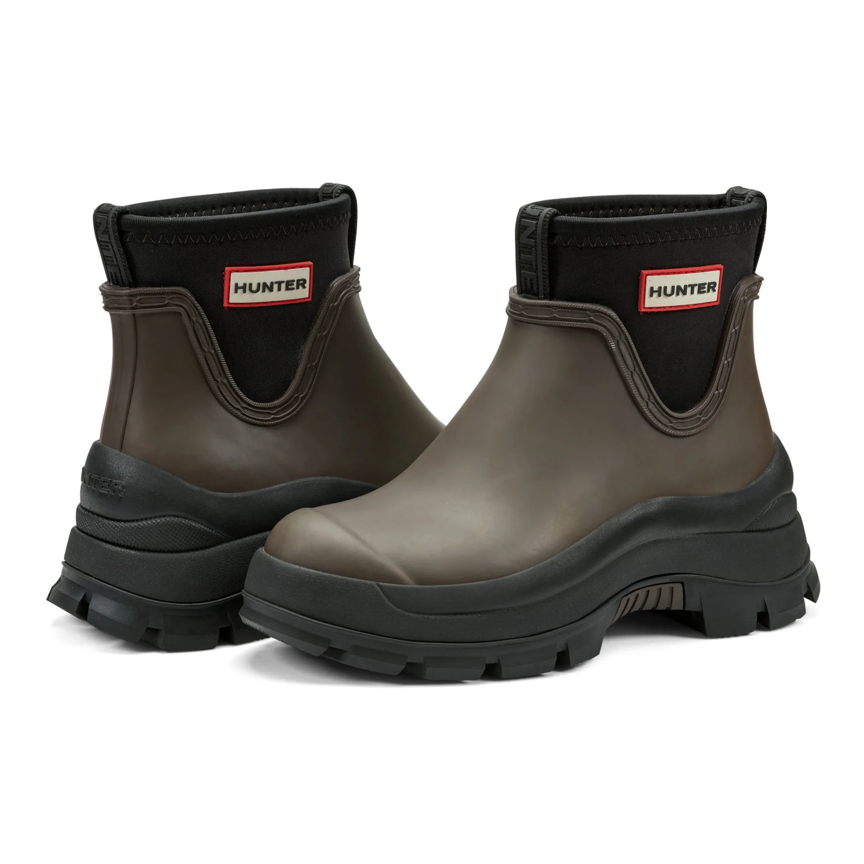 Women's Eloise Lug Sole Waterproof Neoprene Rain Booties - Image 7