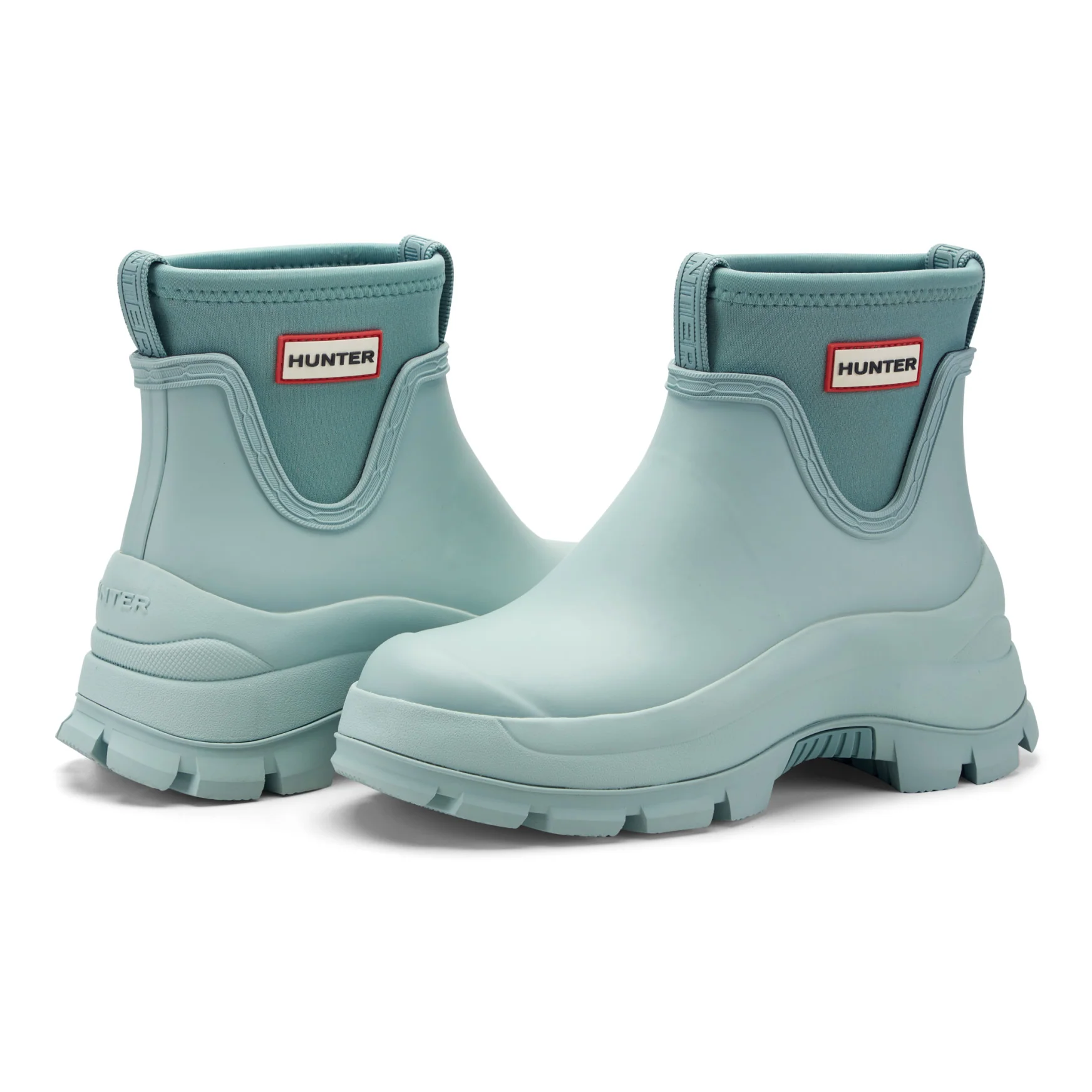 Women's Eloise Lug Sole Waterproof Neoprene Rain Booties - Image 7