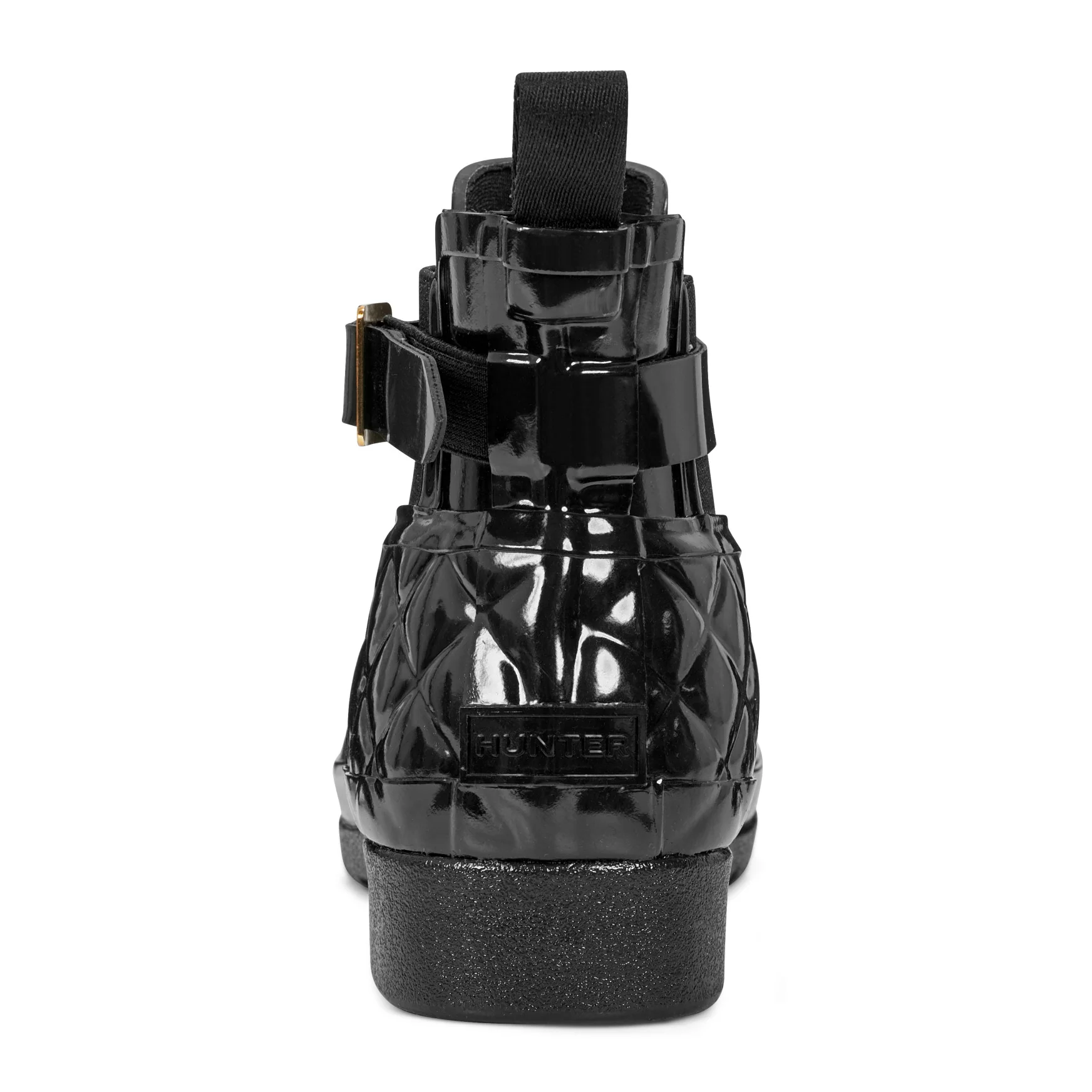 Women's Quilted Gloss Refined Slim Fit Chelsea Boots - Image 4